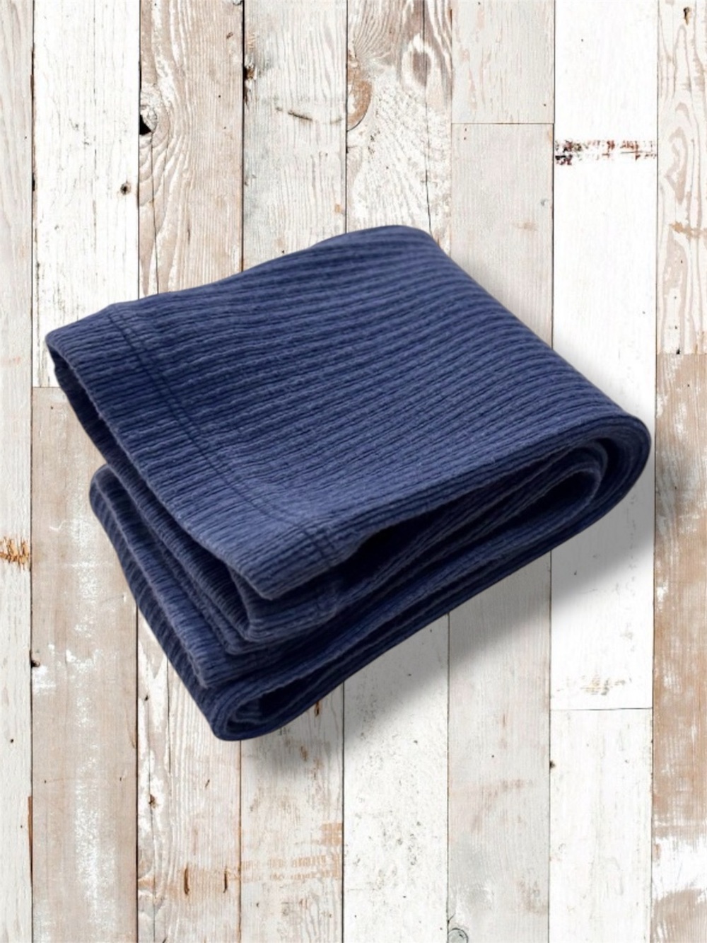 Tea Collection Girls Muted Blue Ribbed Leggings • Size 5 • Like New